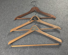 Vintage Advertising Wooden Hangers Lot 3