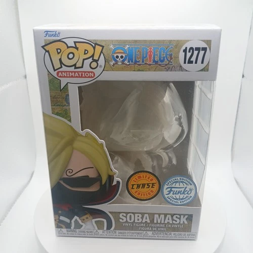 Funko Pop! One Piece: Soba Mask (CHASE) (SPECIAL EDITION) #1277 Free Protector