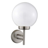 Wand Spot Lampe Leuchte Edelstahl Weiß AußEn Veranda Terrasse Hof Beleuchtung
