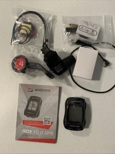 SIGMA ROX 10.0 GPS Bike Cycling Computer Black Tested Working