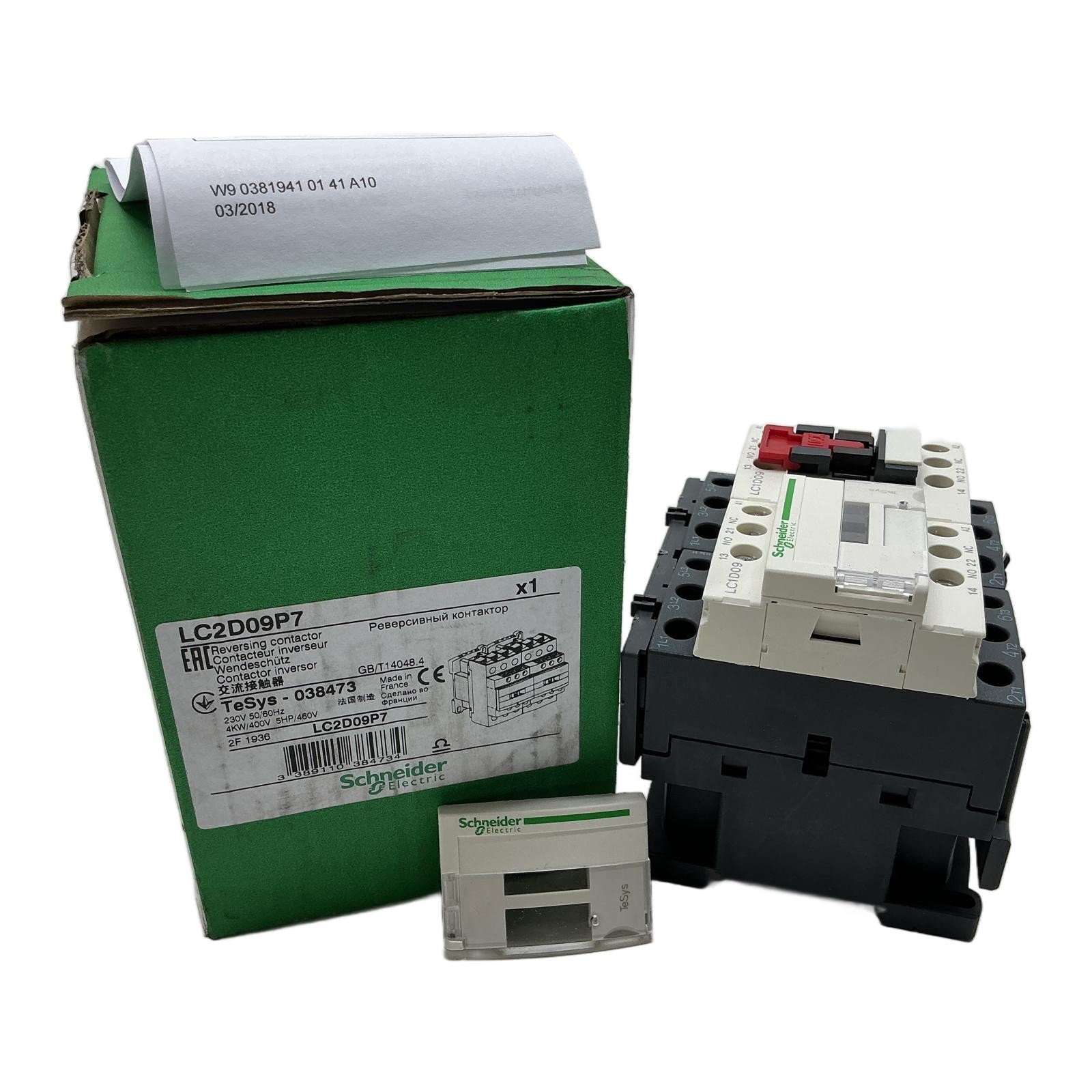 LC2D09P7 038473 SCHNEIDER ELECTRIC, Schneider Electric Contattore invertitore...