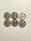 lot 1943, 1944, 1944, 1951, 1962,  1962 Silver Quarters