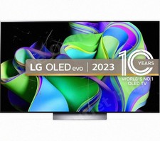 LG 55 inch Smart TV OLED55C34LA2023 OLED 4K HDR Ultra HD Freesat Used C Grade