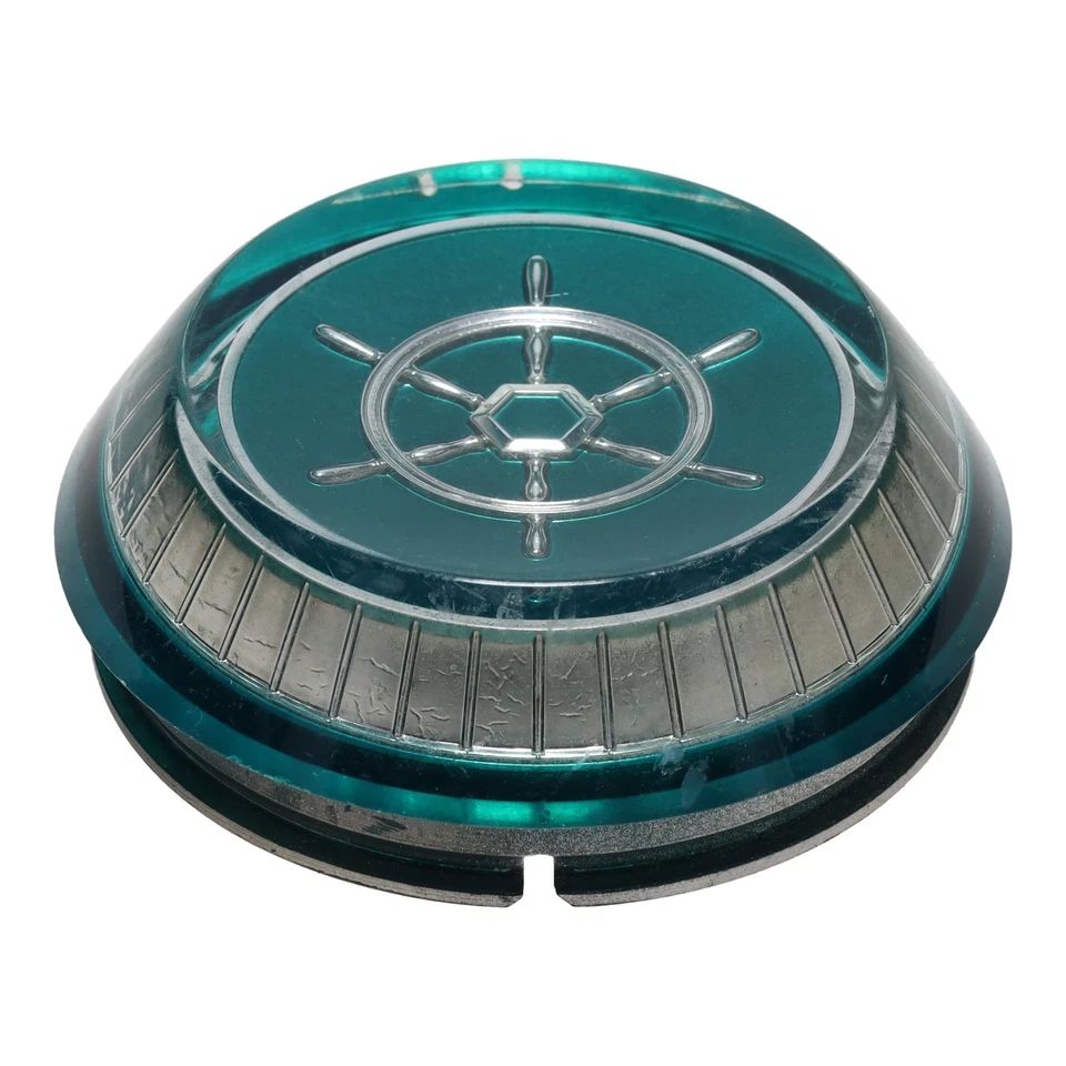 NOS Green Steering Wheel Horn Button Emblem 1955 Clipper Panama Constellation - Image 4 of 4