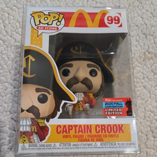 Funko Pop! Ad Icons: Captain Crook #99 Fall Convention Vinyl Figure J3