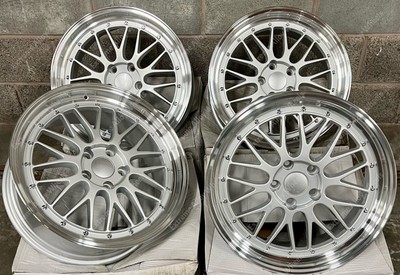 Alufelgen 19 Zoll LM für BMW 5 6er E12 E24 E34 E39 E60 E61 E63 Silber Wr