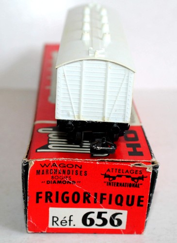 JOUEF HO 656 de 1959, WAGON REFRIGERANT ISOTHERME STEF FOURGON FRIGO SNCF 521812 - Imagen 3 de 7