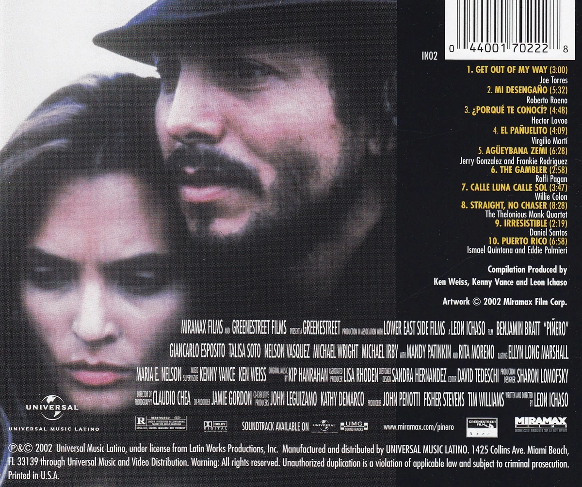 PINERO - CD - ORIGINAL SOUNDTRACK | eBay