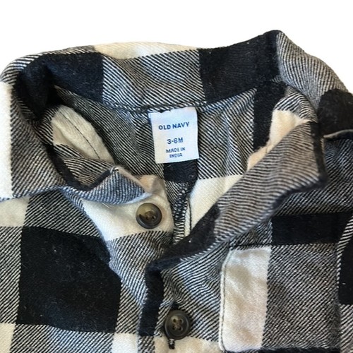 Old Navy Plaid One Piece set of two baby gender neutral size 36 months