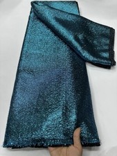 Brocade Fabric Blue brocade Jacquard fabric solid brocade solid Turquoise 5yards