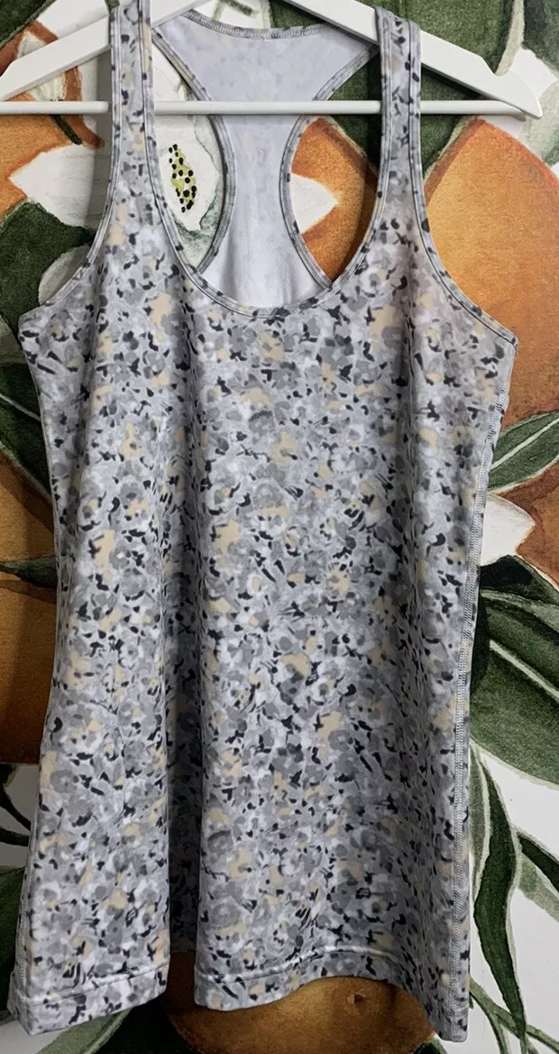 lululemon printed tank-top