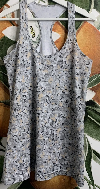 lululemon printed tank-top