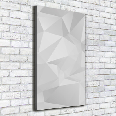 Leinwand-Bild Kunstdruck Hochformat 50x100 Bilder Abstrakte Dreiecke