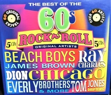 BEST OF 60'S ROCK N ROLL 5 CDS BOX NEW! Tom Jones, Beach Boys, Dion, 60 Tracks