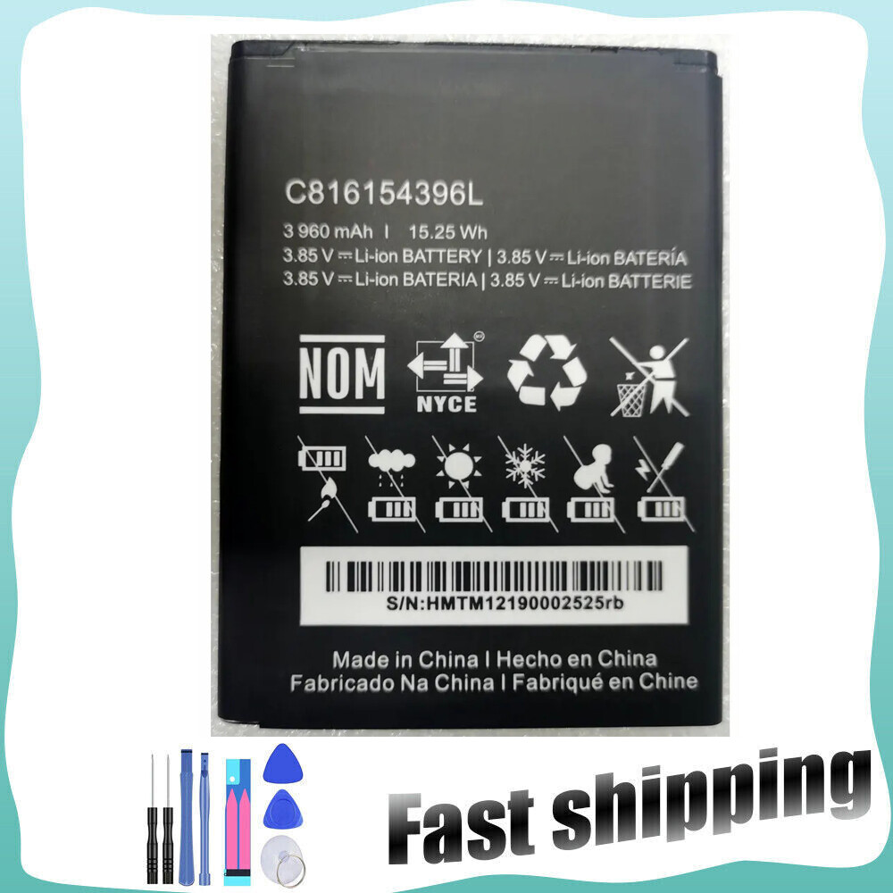C816154396L NEW C816154396L Battery For BLU G60 3960mAh 15.25Wh 