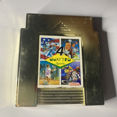 4 Quattro Sports Nintendo Nes Cleaned & Tested Authentic