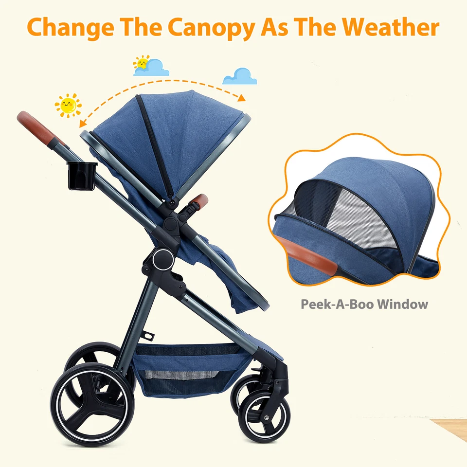 Baby Stroller Pushchair Foldable Lightweight Travel Infant Seat Umbrella Storage - Image 4 of 4