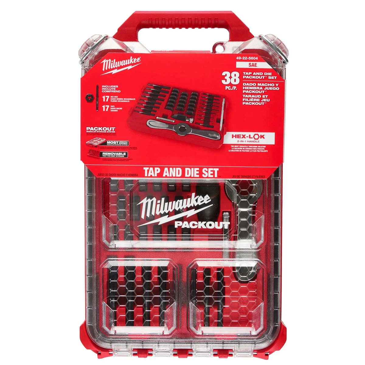 Milwaukee tap outlet and die set
