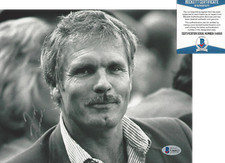 TED TURNER SIGNED 8x10 PHOTO B CNN FOUNDER ATLANTA BRAVES OWNER BECKETT COA BAS