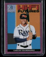 2022 Bowman #HIFI-22 Carlos Colmenarez Hi-Fi Futures Mojo Pink Refractor #/199