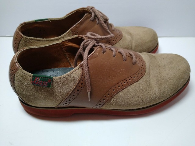 bass saddle shoes mens