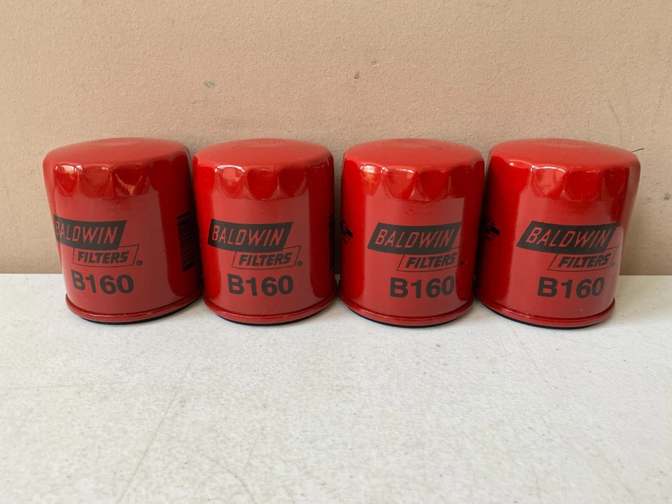 FILTRO DE ACEITE BALDWIN B160 (PAQUETE DE 4) LF16242 para camiones ligeros GMC motores VM Foto 2 de 4