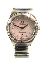 Omega Constellation “My Choice” Ladies Watch Diamonds Stainless Steel MOP Quartz 12