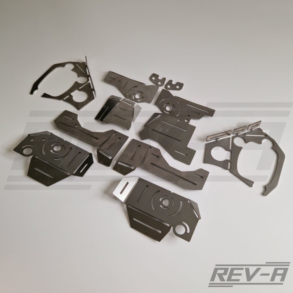 Subframe mount reinforcement and RTAB plates For BMW E46 chassis 325 ...