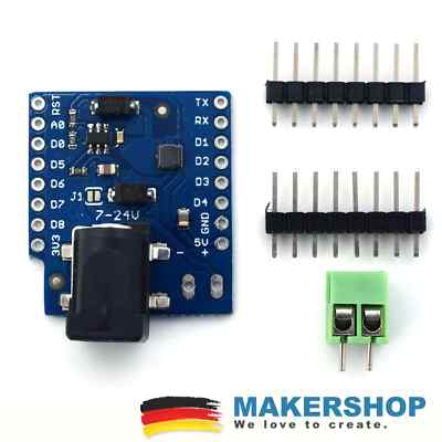 Original Lolin 7-24V 1A DC Power Shield V1.1.0 für Wemos D1 mini