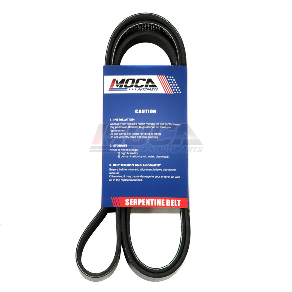 Cinturón Serpentine para Chrysler Dodge Ford Mercury 2.5 3.0 4.0 4.6 6.1L 6PK2070  Foto 2 de 4