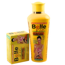 Belle Vie Body lotion with Turmeric Curcuma extract  Clarifying Soap