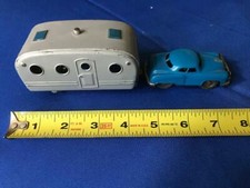 Friction Toy, Japan, Car and Trailer, Nice Early Tin