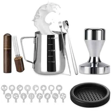 Espresso Accessories Kit 51mm Tamper 51mm Espresso Tamper Set Barista Tools I...