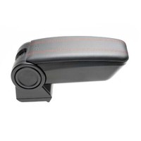 rati Armster 3 Armlehne Kompatibel FüR Ford Fiesta 2008-2017 [Schwarz,Vegan Lede