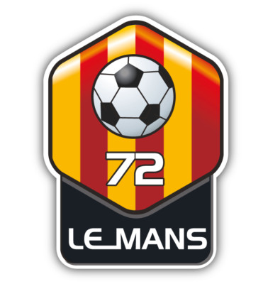 Le Mans FC France Soccer Football Car Bumper Sticker Decal 4'' x 5''