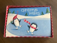 9 Christmas Cards & Envelopes, Holiday Greeting Cards, New Unused By Image Arts 