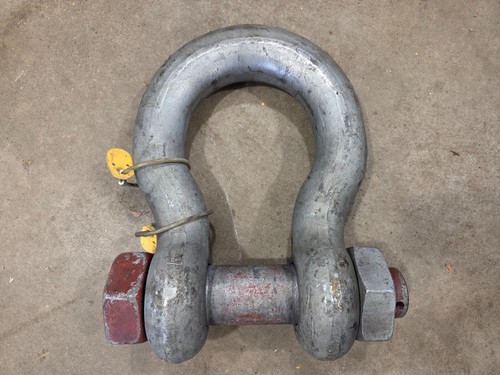 Crosby 55 Ton WLL 2-1/2" Forged Bolt Type Shackle/Clevis w/ RFID 5NR 5NF USA BD2