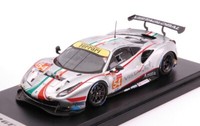 Looksmart 1/43 Ferrari 488 Fisichella 54 Le Mans 2021 Statisches Modell Diecast