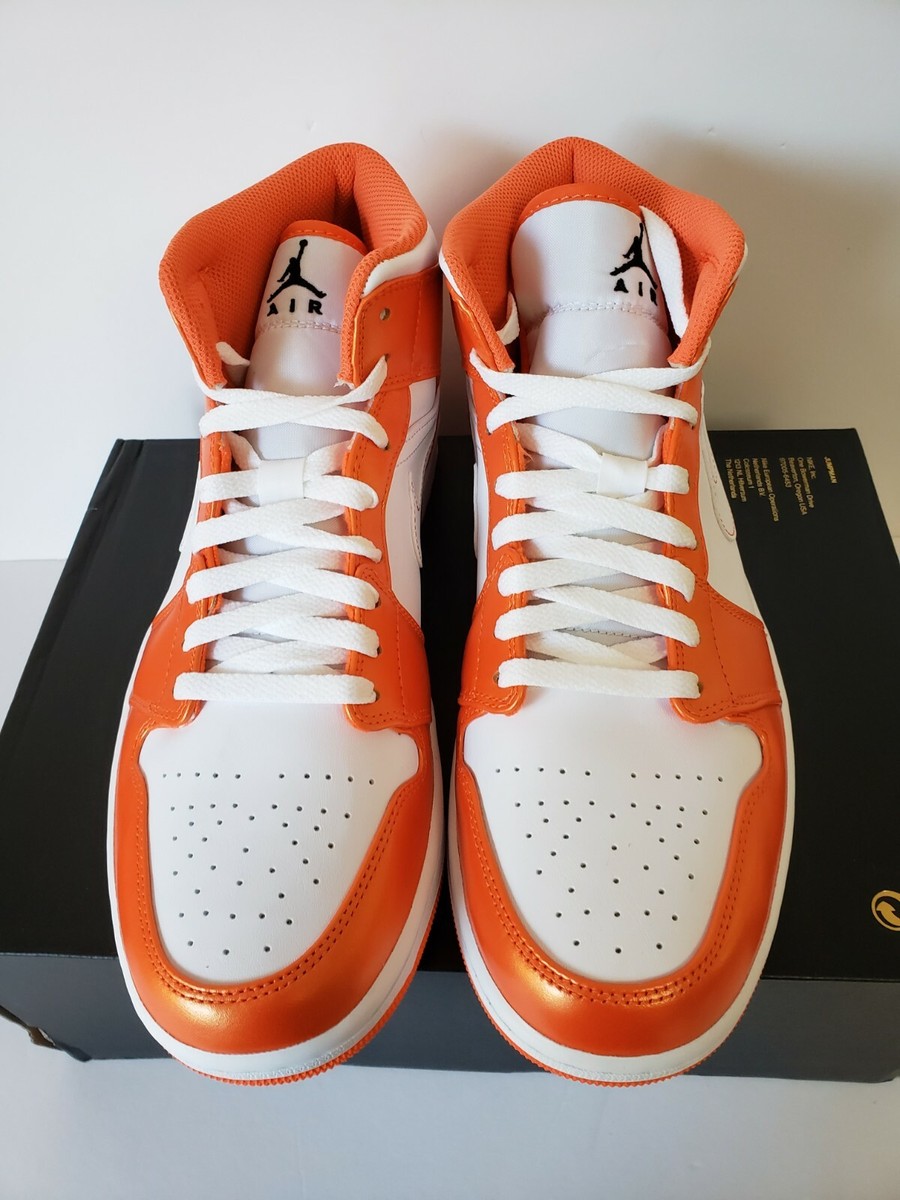 Nike Air Jordan 1 Mid SE Electro Orange Size 10.5 DM3531 800 New