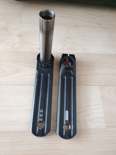 Catena bracci pedivella rotore 3D24 140mm asse 24mm compatibile shimano 165 power2max - Foto 9 di 13