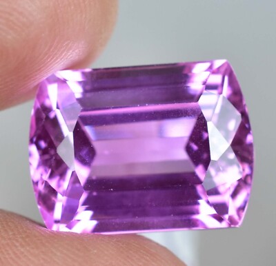 Flawless 24.40 Ct Natural Mogok Pink Ruby Long Cushion Certified Loose Gemstone