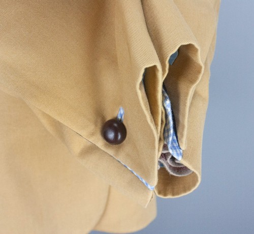 STAJAN ART & FASHION Womens Jacket Brown-Sand Blazer Size 46 Cotton - Picture 17 of 19