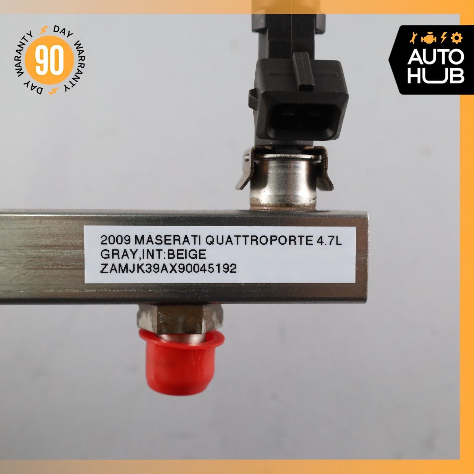 Maserati Quattroporte Fuel Injection Rail Line w/ Injectors Left Side OEM 50k