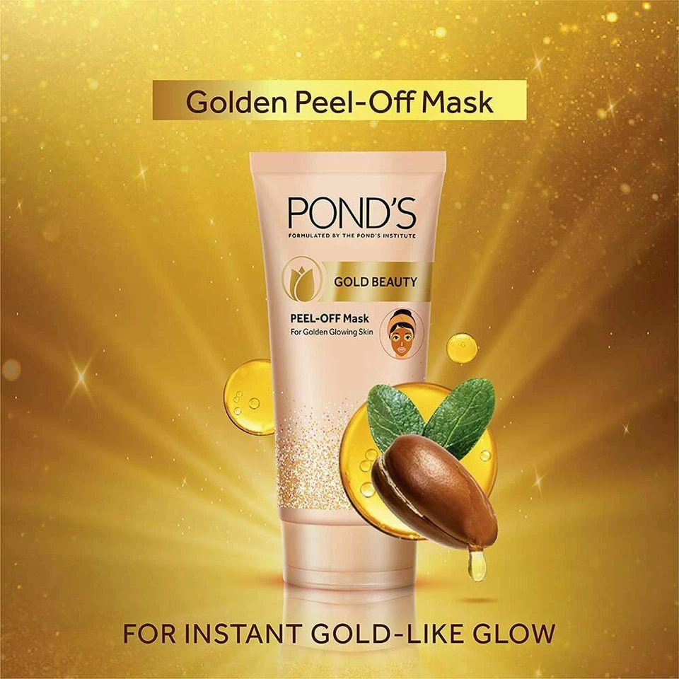POND'S Gold Beauty Peel Off Mask Healthy Golden Glow 80 g - image 2 of 4