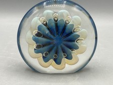 Vintage Signed Robert Eickholt 2000 DSU Sea Anemone Art Glass Paperweight