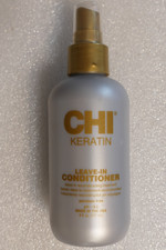 Chi Keratin Leave In Conditioner Anti Frizz 6oz PH 3.5 New Bottle Hair Treatment