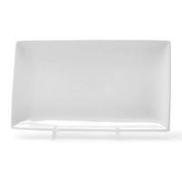 Rechteckiges WeißEs Porzellan Tablett Purity 21X13 Cm Le Nouveau Coq | Antipasti