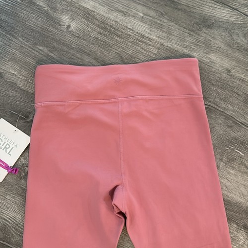 NWT Athleta Girl High Rise Powervita Chit Chat Tight "Aphrodite Pink" XL / 14 - Picture 7 of 12