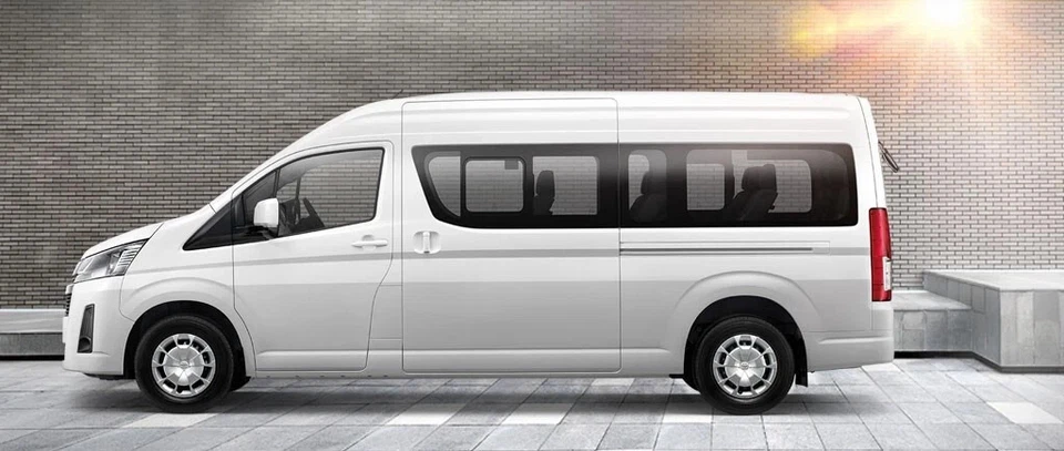 Cubiertas de coche de cercanías Hiace 2022-2025 carrocería Toyota Big Van impermeable polvo protección UV Foto 4 de 4