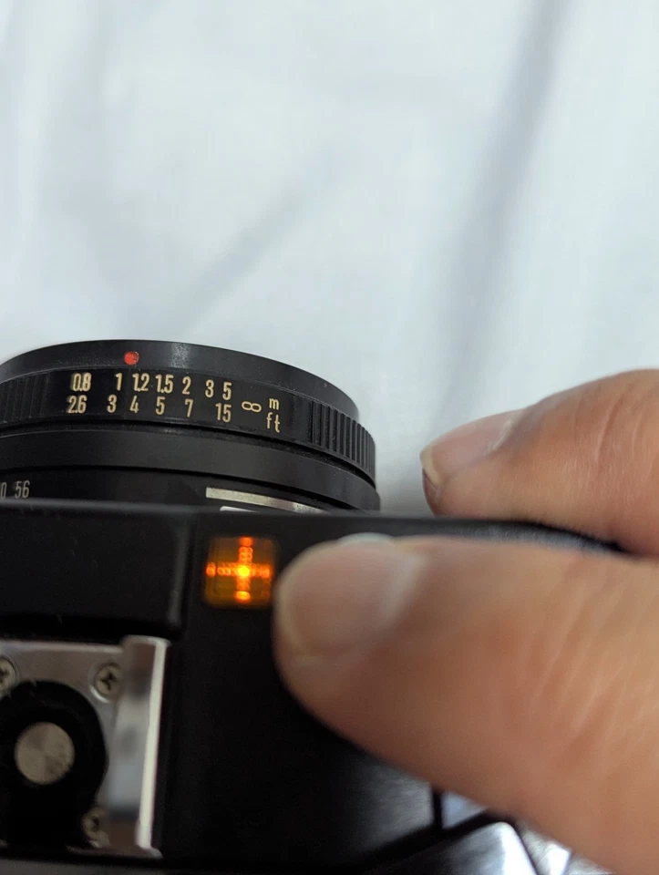 [Exc+5] Minolta Hi-Matic F schwarz aus JAPAN - Bild 4 von 4